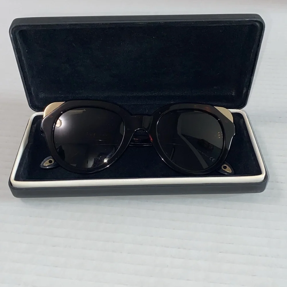 Givenchy oversized tortoise gold sunglasses Havana brown woman’s - Picture 4 of 17